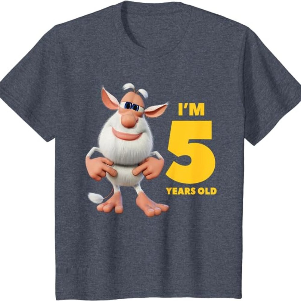 Booba  "I'm 5 years old" Birthday Boy T-Shirt